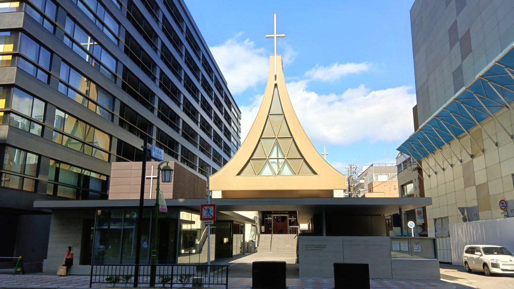 Roman Catholic Kawaramachi Church St Francis Xaviers Cathedral front renewal